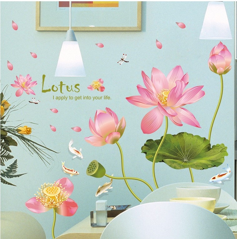 Sticker Zen Fleur de Lotus - Stickers Fleurs