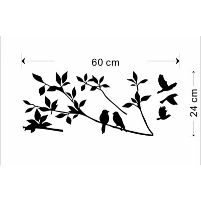 Sticker Arbre aux Oiseaux