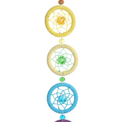 Suspension Attrape Rêves des 7 Chakras Cristal