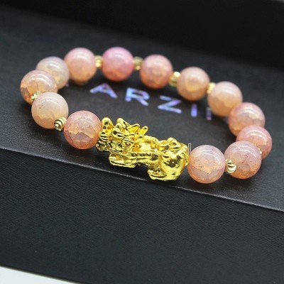 Bracelet Pi Yao Protecteur en Quartz Cerise