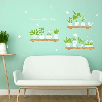 Sticker Etagères Plantes Succulentes