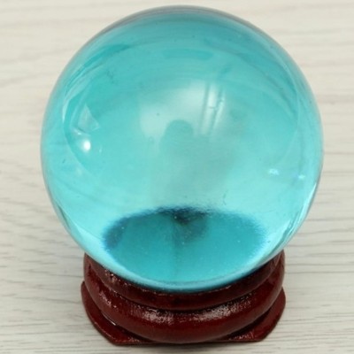 Boule de Cristal turquoise 40mm
