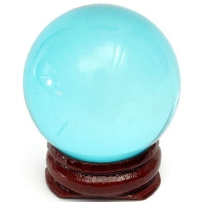 Boule de Cristal turquoise 40mm