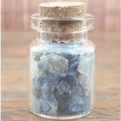 Bouteille Pierres Brutes Sodalite