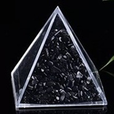 Pyramide Cailloux d'Obsidienne noire 50mm