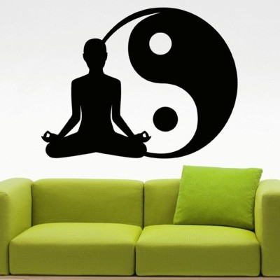 Sticker Yin Yang Méditation