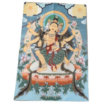Grand Tangka Tapisserie Parnashavari Bouddha
