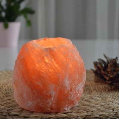 Bougeoir Cristal de Sel de l'Himalaya 500g