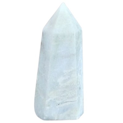 Pointe Obélisque Chakra en Amazonite