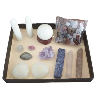 Coffret Chakra ensemble en Pierre Luminous