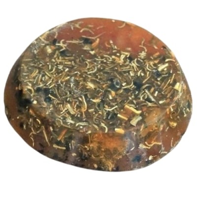 Orgonite orange Protection pour Portable