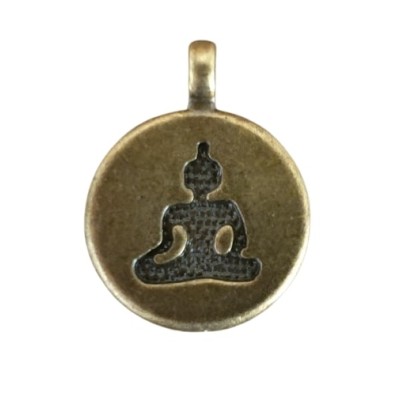 Pendentif Bouddha Méditation bronze