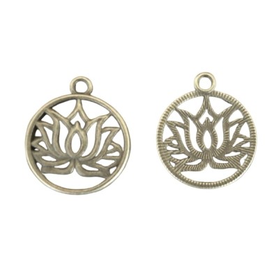 Pendentif Lotus de l'Harmonie bronze