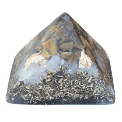 Orgonite Petite Pyramide Oeil de Tigre