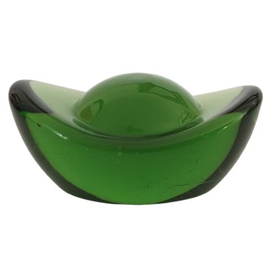 Lingot de la Richesse Cristal vert 50mm