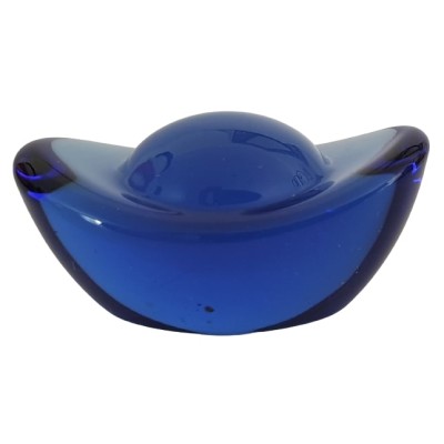 Lingot de la Richesse Cristal bleu 35mm