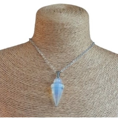 Collier Pendule en Opaline