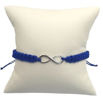 Bracelet 8 de l'Infini Elément Eau bleu