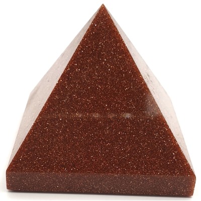 Pyramide en Pierre de sable marron 30mm