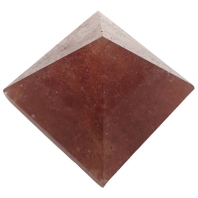 Pyramide en Quartz cerise 30mm 