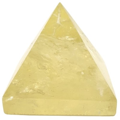 Pyramide en Topaze jaune 30mm