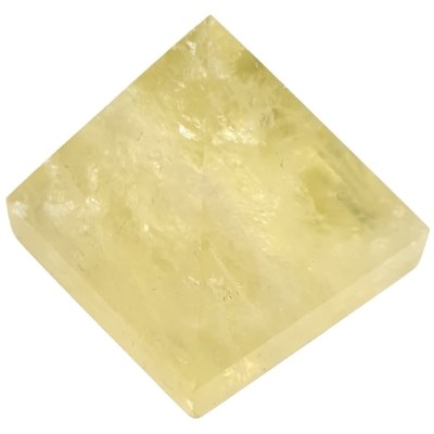Pyramide en Topaze jaune 30mm