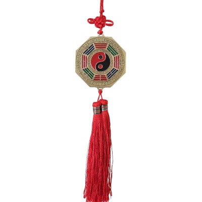 Suspension Miroir Plat Yin Yang Bagua