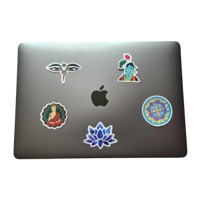 Les 4 Stickers Harmonie + 1 Sticker Mandala offert