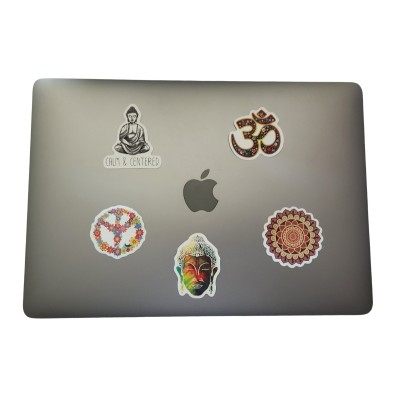 Les 4 Stickers Plénitudes + 1 Sticker Mandala offert