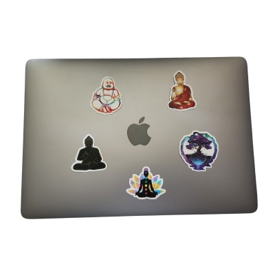 Les 4 Stickers Paix Intérieur + 1 Sticker offert