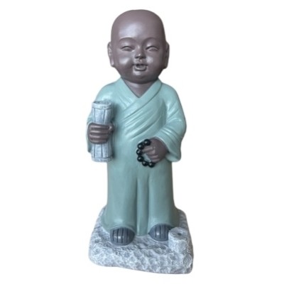 Statue Bouddha aux Textes Sacrés