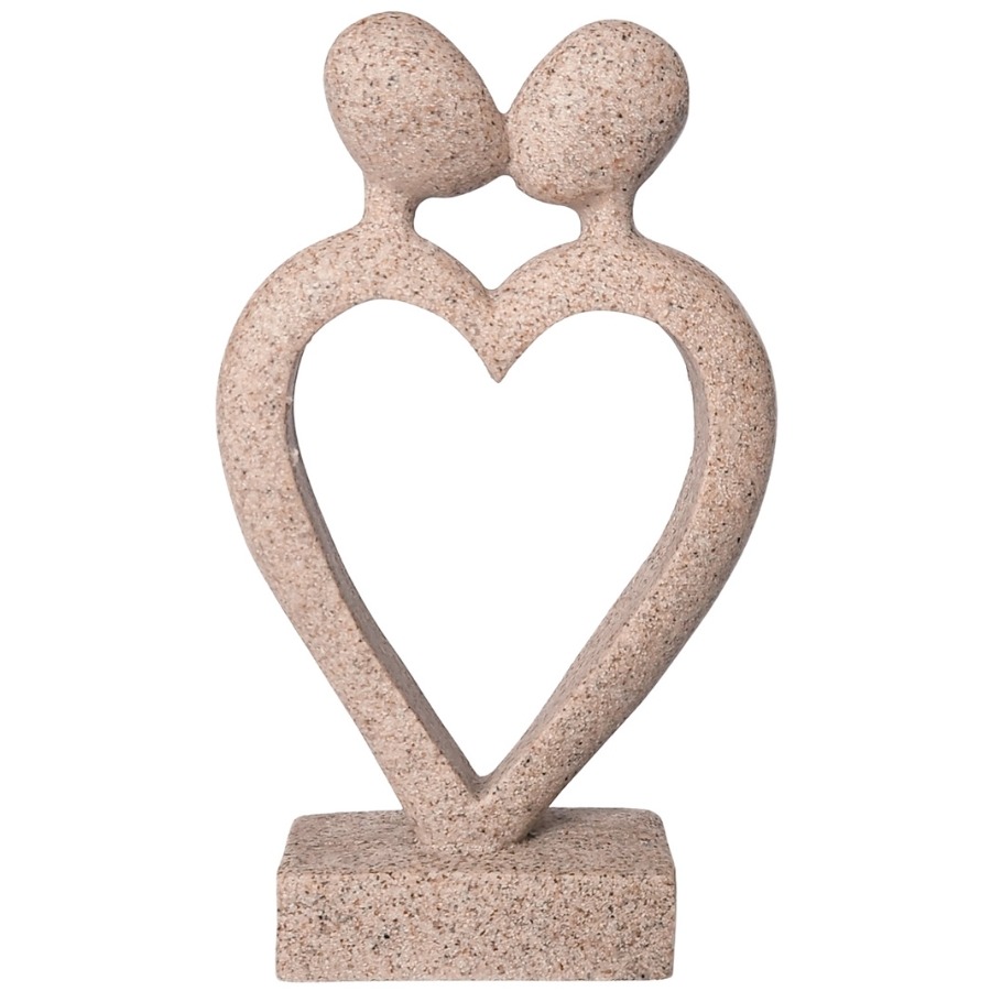 Statue couple cœur Feng Shui – symbole d’amour et d’union