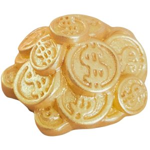 pyramide de pièces de monnaie feng shui représentation de prospérité