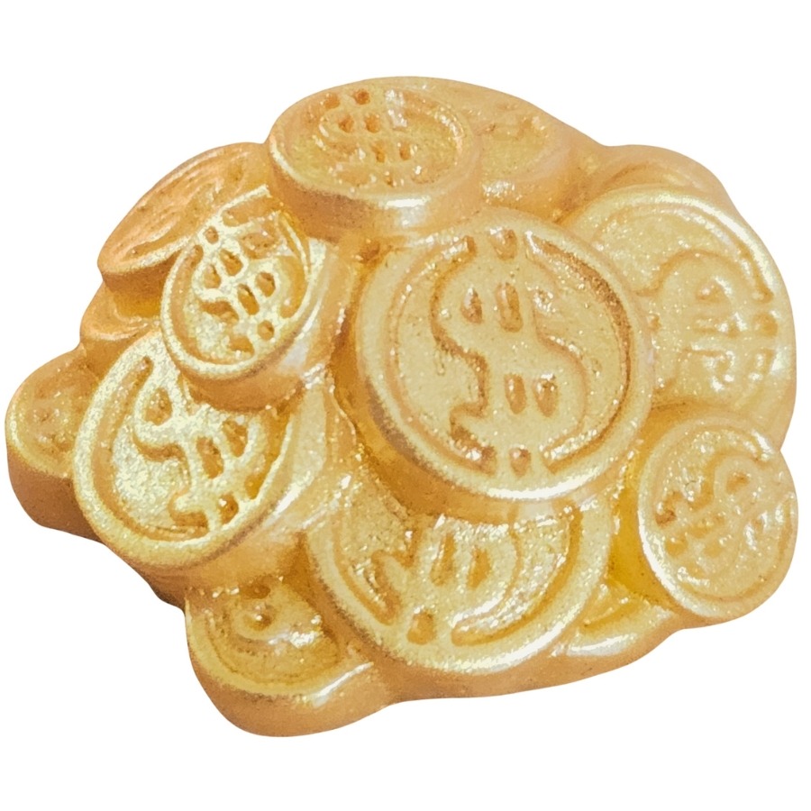 pyramide de pièces de monnaie feng shui représentation de prospérité