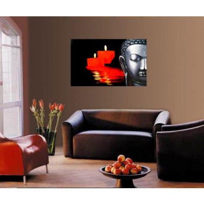 Peinture à l'huile Bouddha de la Prière – Image 2
