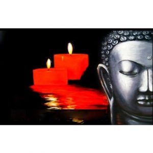 Peinture à l'huile Bouddha de la Prière
