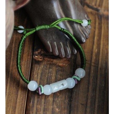 Bracelet Lulutong en Jade vert