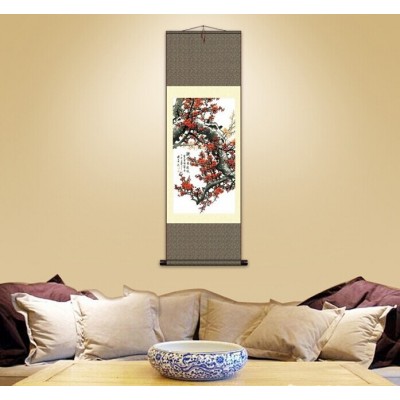 Kakemono Fleurs de Cerisier rouges – Image 2