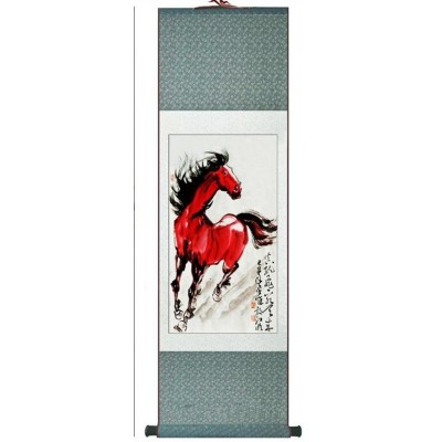 Kakemono Cheval au Galop rouge – Image 2