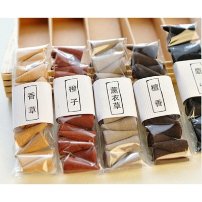 Coffret 5 Senteurs Encens Cônes – Image 2