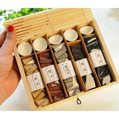 Coffret 5 Senteurs Encens Cônes