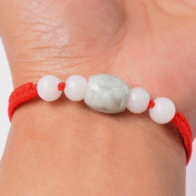 Bracelet Moulin à Prières en Jade vert – Image 2