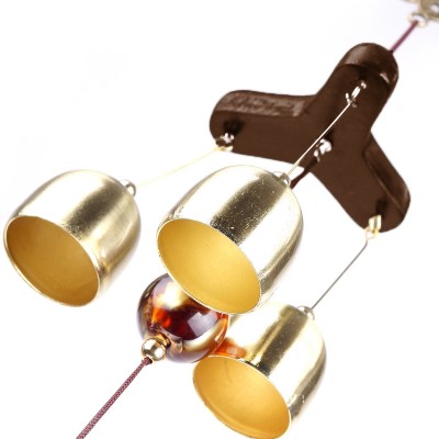 Carillon Cheval 3 Clochettes marron – Image 3