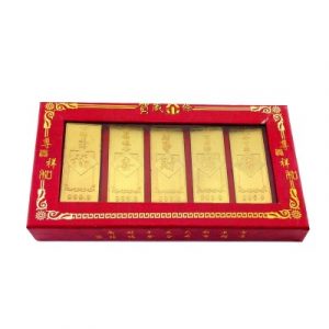 Coffret de 5 Lingots d'Or