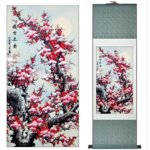 Kakemono Fleurs de Cerisier roses