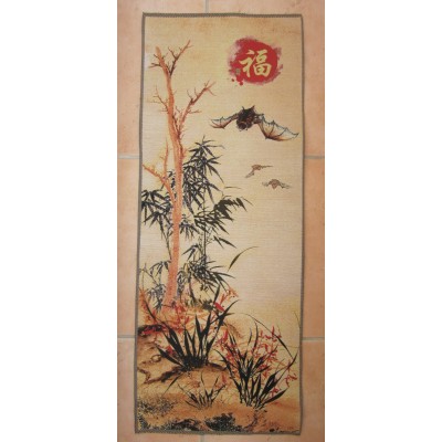 Tangka Tapisserie Forêt Sauvage