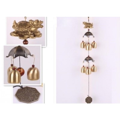 Carillon Tortue Dragon 6 Clochettes