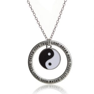 Collier Pendentif Bon Augure Yin Yang