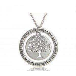 Collier Pendentif Bon Augure Arbre Protecteur