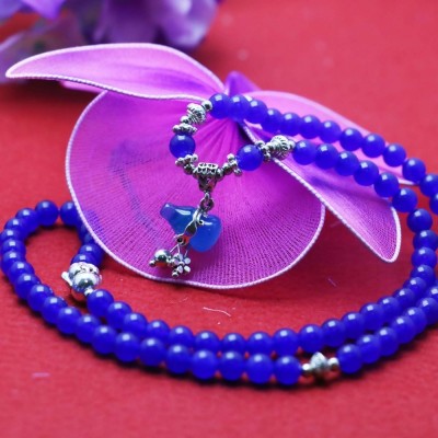 Bracelet Wu Lou et Bouddha en Calcédoine – Image 2